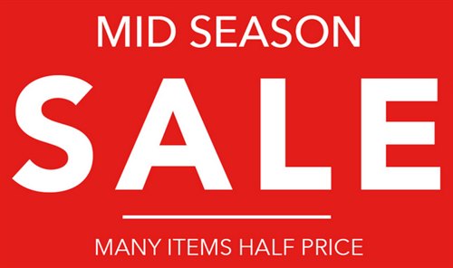 Peacocks Mid-Season Sale