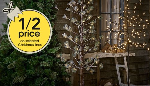 Save Half Price on Selected Christmas Lines