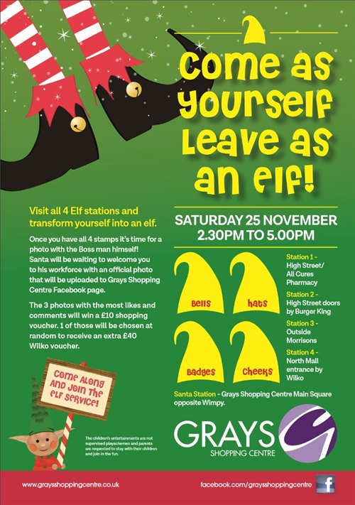 Grays Christmas Lights  Switch On