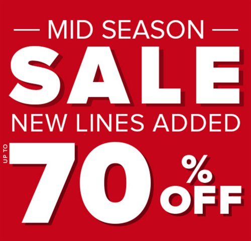 Mid Season Sale at Select