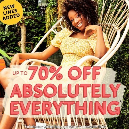 Up to 70% off EVERYTHING at Select